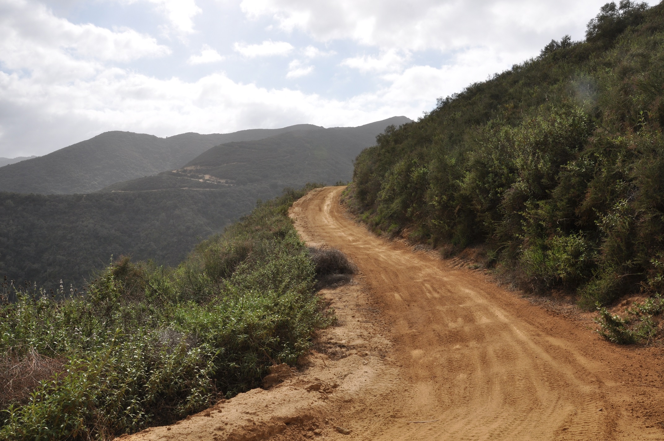 granitic soil trail